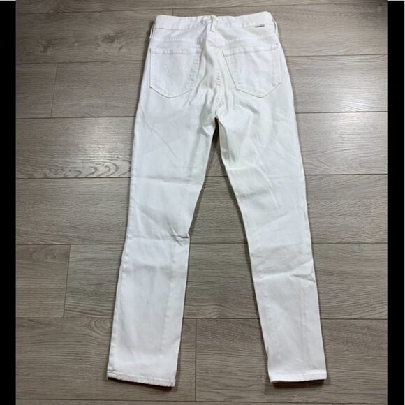 Mother The Looker Crop Glass Slipper Jeans - Picture 4 of 16